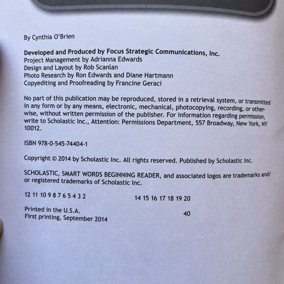 Set of 5 Smart Words Beginning Reader Childrens Books Nature Paperback - Picture 3 of 16